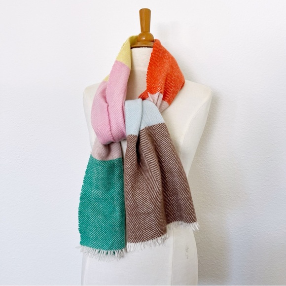 Boden Accessories - Boden Wool Scarf Colorblock